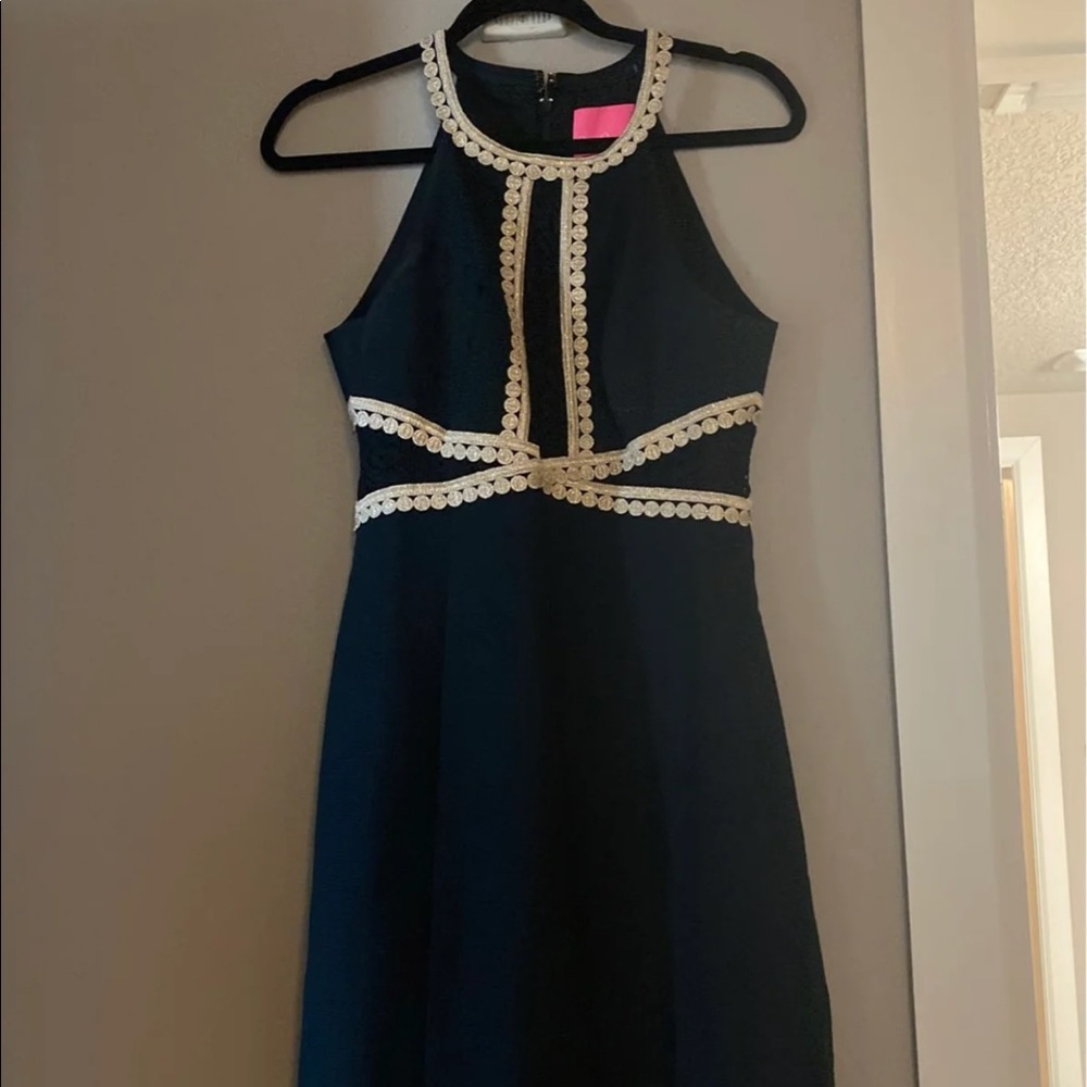 Black lilly Pulitzer cotton dress size 4